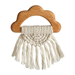 Грызунок LUKNO с макраме "Облако", серия Iskusno