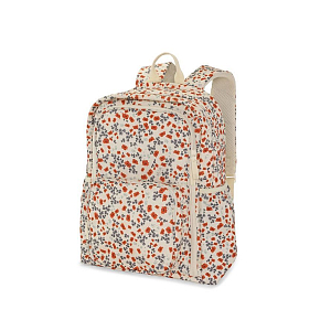 Школьный рюкзак Konges Slojd "Poppy", цветущие маки, большой, водонепроницаемый