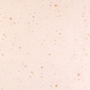 Детский нагрудник Nobodinoz "Lucky Bandana Gold Stella/Pink", россыпь звезд с розовым, 16 x 43 см