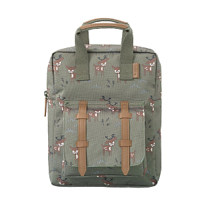 Рюкзак Fresk "Лесной олень", оливковый, маленький, водонепроницаемый
