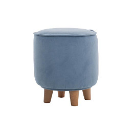 Пуф на буковых ножках LOONA soft furniture, голубой