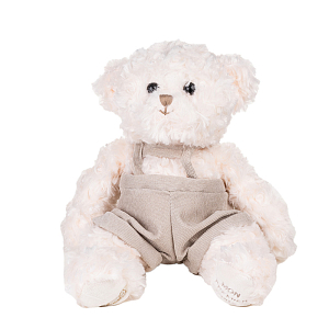 Плюшевый мишка Bukowski "Mon Premier Ours Wyatt", молочный, 35 см