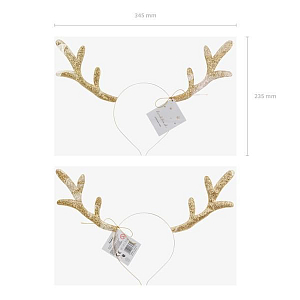 Ободок Party Deco "Рога оленя"