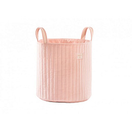 Корзина для игрушек Nobodinoz "Savanna Bloom Pink", цветущий розовый, 40 х 35 см