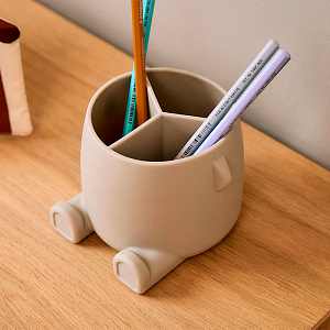 Органайзер для канцелярских принадлежностей nuuroo "Leonora Lunar Rock", лунный камень