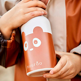 Бутылка-термос для напитков nuuroo "Bertil", карамельный кофе, 350 мл