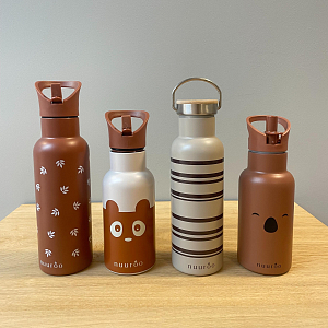 Бутылка-термос для напитков nuuroo "Bertil", карамельный кофе, 350 мл