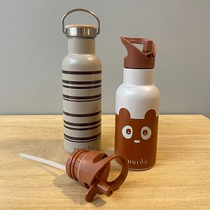 Бутылка-термос для напитков nuuroo "Bertil", карамельный кофе, 350 мл