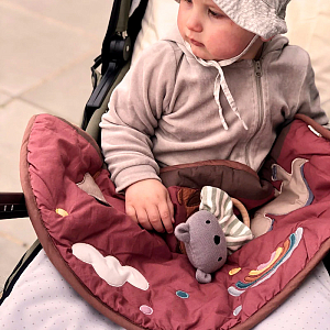 Игровой коврик nuuroo "Vilma", лавровый, 65 х 40 см