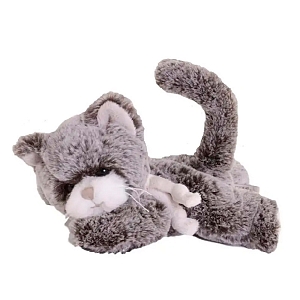 Плюшевая игрушка Bukowski "Котенок Little Kitty", серый, 18 см