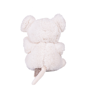 Плюшевая игрушка Bukowski "Мышонок Ziggy Mouse", белый, 15 см