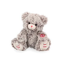 Плюшевая игрушка Kaloo "Медвежонок Prestige Maé", серия "Rouge Kaloo", серый, 24 см