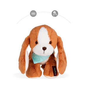 Мягкая игрушка Kaloo "Собачка Tiramisu", серия "Les Amis", коричневая, 14 см