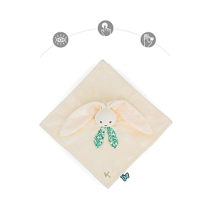 Игрушка-комфортер Kaloo "Кролик", серия "Lapinoo", кремовый, 35 см