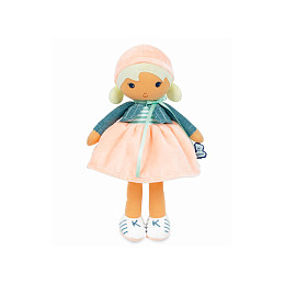 Текстильная кукла Kaloo "Chloé", в розовом платье, серия "Tendresse de Kaloo", 25 см