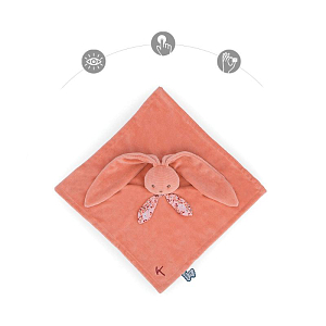 Игрушка-комфортер Kaloo "Кролик", серия "Lapinoo", терракотовый, 35 см