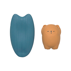 Игрушка для ванной Fabelab "Медведь Боб и Доска для серфинга", мульти