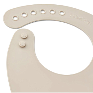 Набор детских нагрудников LIEWOOD "Tilda Leopard", 2 шт, песочный