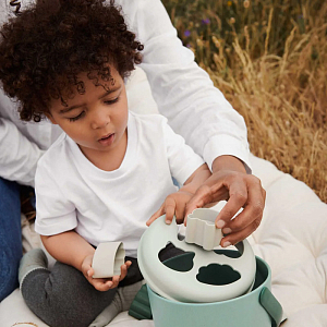 Набор для пляжа и песочницы LIEWOOD "Jorn Puzzle", мульти микс с синим