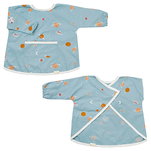 Нагрудник с рукавами Фэйбэлаб (Fabelab) "Планетарий", космический синий