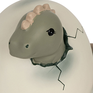 Светильник в виде яйца с динозавром Konges Slojd "Dino", серый