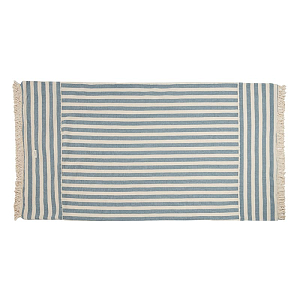 Пляжное полотенце Nobodinoz "Portofino Blue Stripes", синие полосы, 75 х 145 см