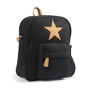 Рюкзак со звездой SmallStuff, черный, маленький