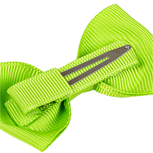 Заколка-зажим "Bowtie Bow", маленькая, коллекция "Classic Grosgrain", светло-зеленая