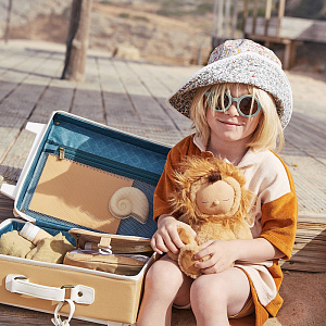 Детский чемодан Olli Ella "See-Ya", карамельный