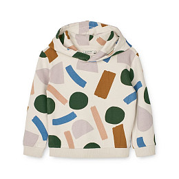 Толстовка LIEWOOD "Hildur Paint stroke", песочный микс