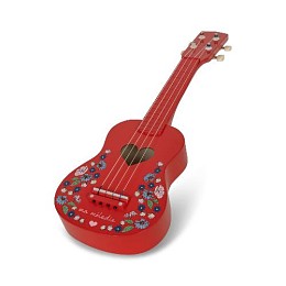 Игрушечная гитара Konges Slojd "Wooden Ukulele Barbados Cherry", барбадосская вишня