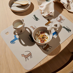 Набор детской посуды LIEWOOD "Vivi Leopard", мульти микс, baby
