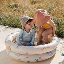 Детский надувной бассейн LIEWOOD "Leonore Персики", песочный, маленький