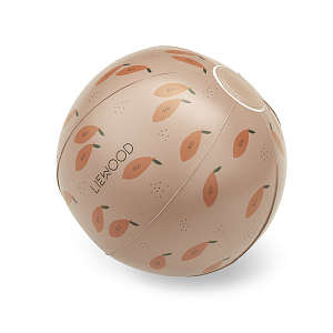 Детский надувной пляжный мяч LIEWOOD "Mitch Papaya", пыльно-розовый, 40 см