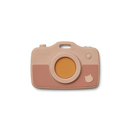 Грызунок LIEWOOD "Steven Фотоаппарат", мульти микс с розовым