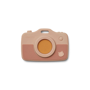 Грызунок LIEWOOD "Steven Фотоаппарат", мульти микс с розовым