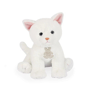 Мягкая игрушка Histoire d'Ours "Котенок", белый, 24 см