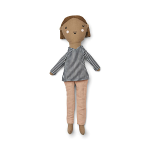 Текстильная кукла LIEWOOD "Bolette", мульти микс с пыльно-розовым, 30 см