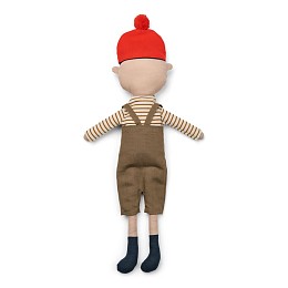 Текстильная кукла LIEWOOD "Hao Christmas", мульти микс, 30 см