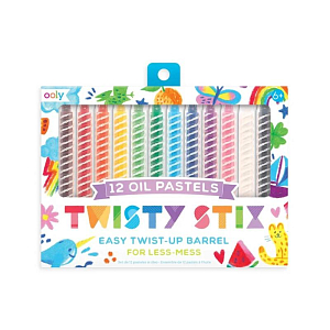 Набор механических цветных масляных пастельных мелков УЛИ (OOLY), 12 цветов (уцененный)