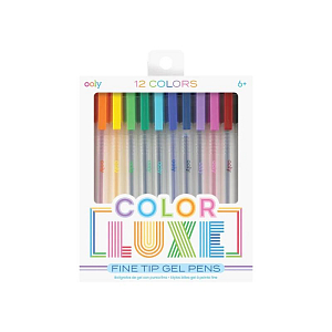 Набор цветных гелевых ручек УЛИ (OOLY), 12 цветов (уцененный)
