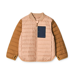 Пуховик легкий LIEWOOD "Lauge", темно-розовый микс