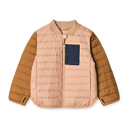 Пуховик легкий LIEWOOD "Lauge", темно-розовый микс