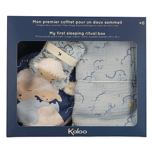 Подарочный набор Kaloo "My First Sleeping Ritual", серия "Doux Sommeil", синий