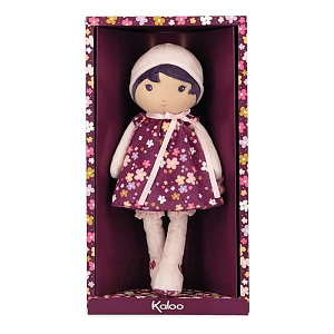 Текстильная кукла Kaloo "Violette", в пурпурном платье, серия "Tendresse de Kaloo", 32 см
