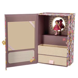 Музыкальная шкатулка Kaloo "Emma", серия "Tendresse de Kaloo", пурпурная