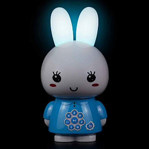 Интерактивная музыкальная игрушка-медиаплеер Alilo "Медовый зайка", голубой