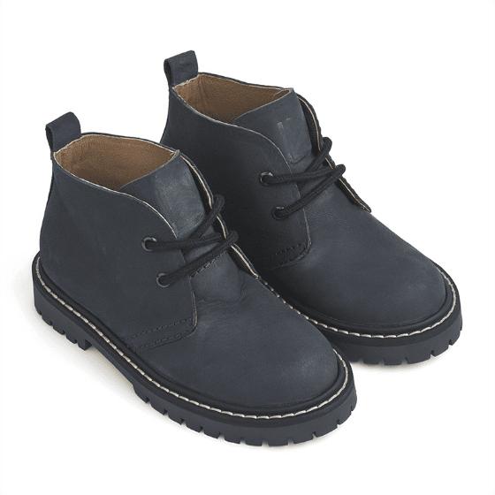 Ботинки-дезерты из натурального нубука LIEWOOD "Jason", темно-синие, р. 26 (уцененный)