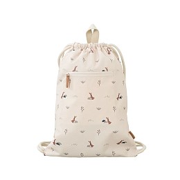 Сумка-рюкзак Fresk "Лесной кролик", белый песок