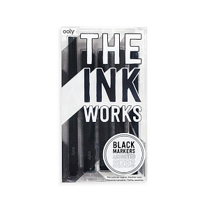 Набор черных маркеров с разными наконечниками УЛИ (OOLY), 5 шт (уцененный)